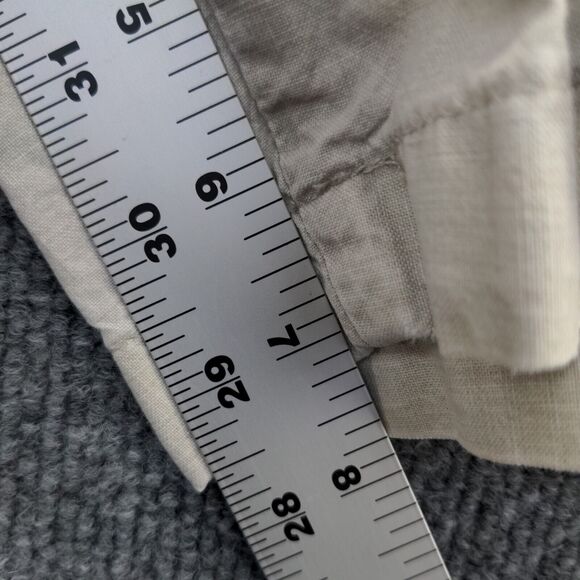 Dockers Mens Chino Shorts Cream Size 34 Slash Pockets Distressed - Picture 5 of 16